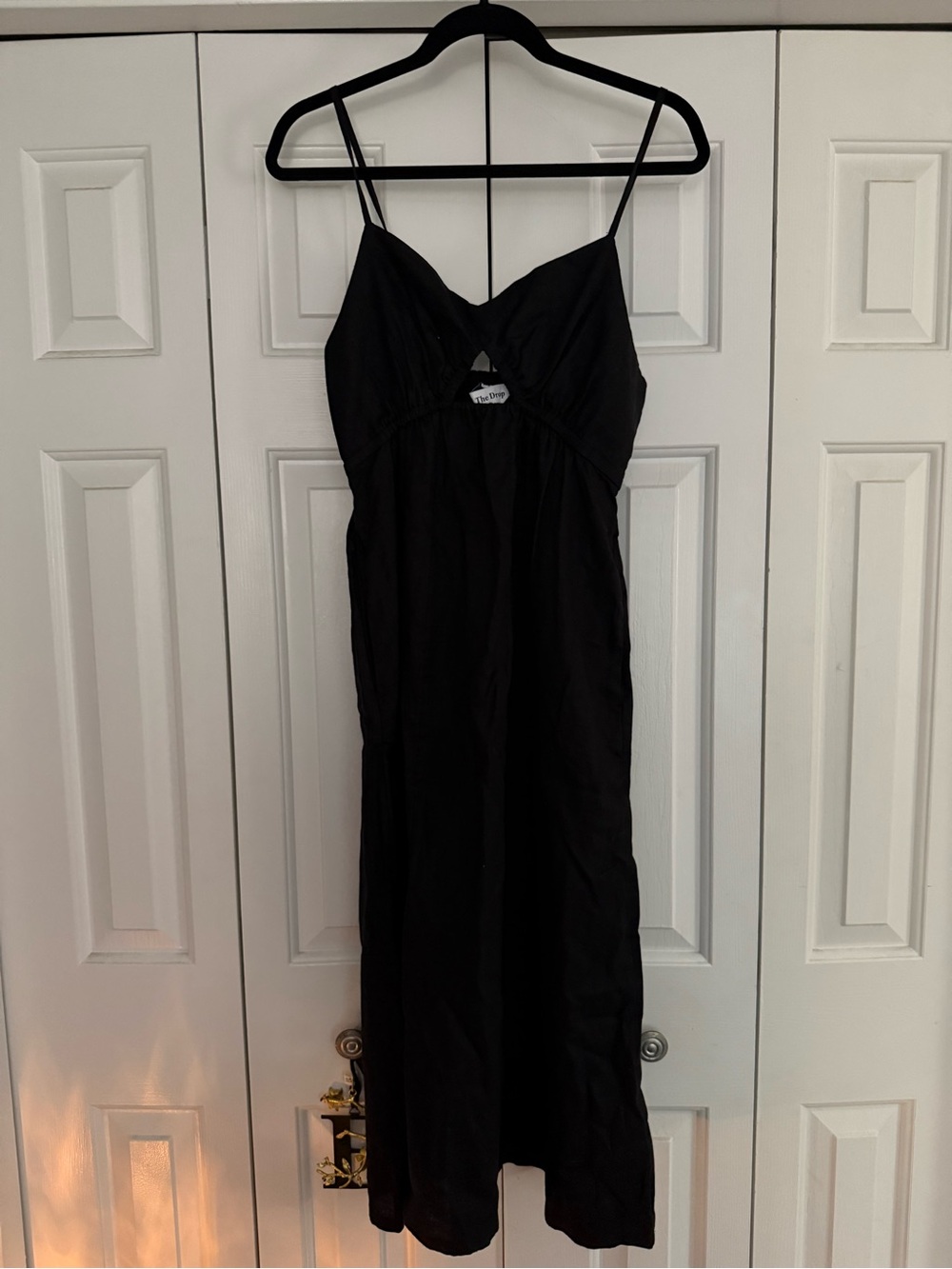 The Drop Linen Midi Dress